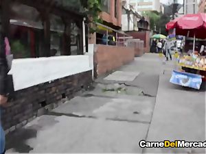 CarneDelMercado - blondie Latina teenager smashed upside down